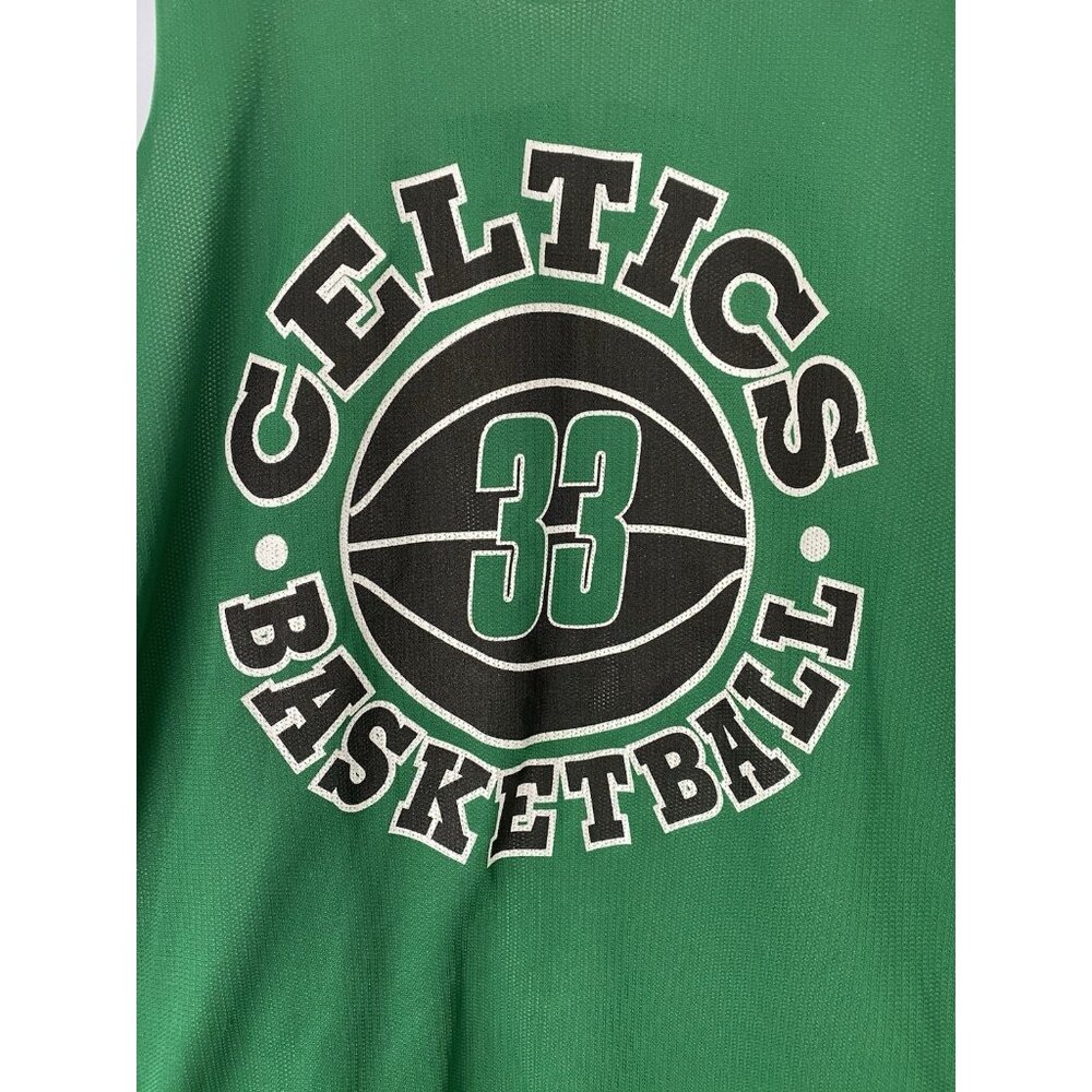 Vtg Larry Bird Boston Celtics Starter Size 48 NBA Training Reversible Jersey - Picture 5 of 11
